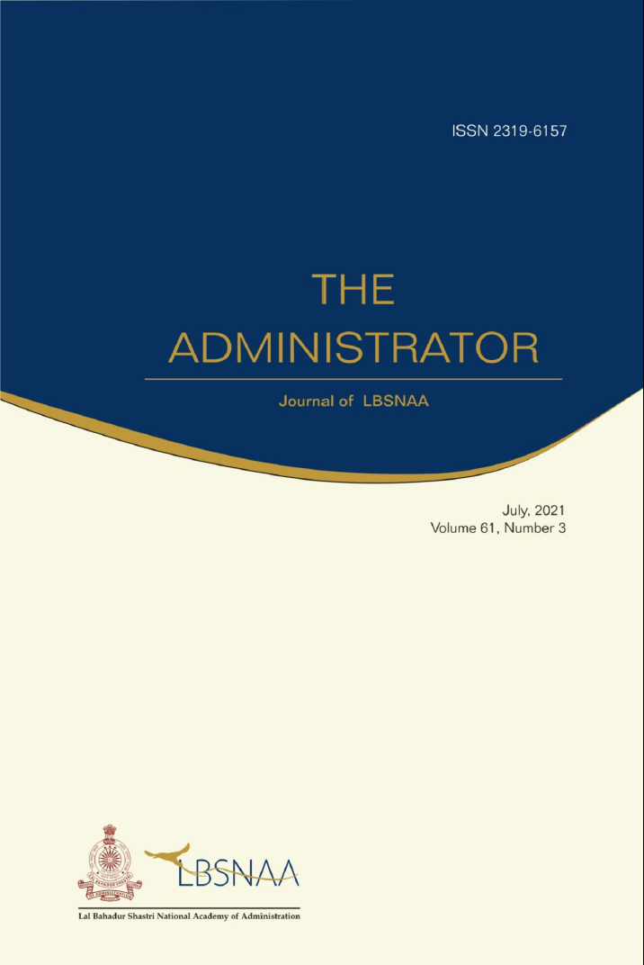 The Administrator Vol-61 No-3 July, 2021